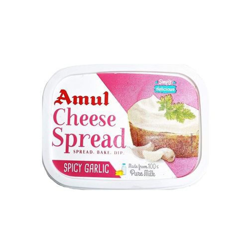 Amul Cheese Spread Spicy Garlic 200gm