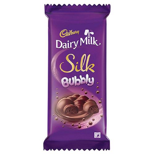 Cadbury Dairy Milk Silk Bubbly Chocolate Bar 50gm