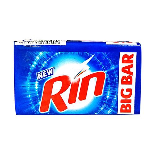 Rin Detergent Bar, 250 g (Pack of 4)