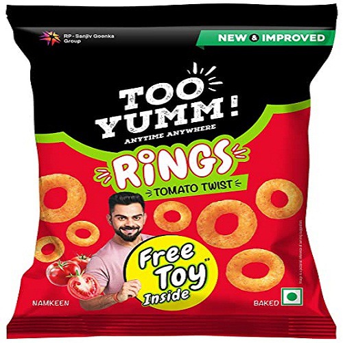 Too Yumm Baked Tomato Twist Rings Crisps 50gm