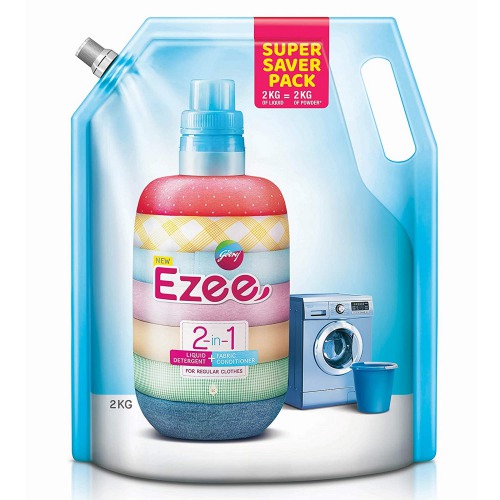 Godrej Ezee 2 in 1 Liquid Detergent & Fabric Conditioner 2L