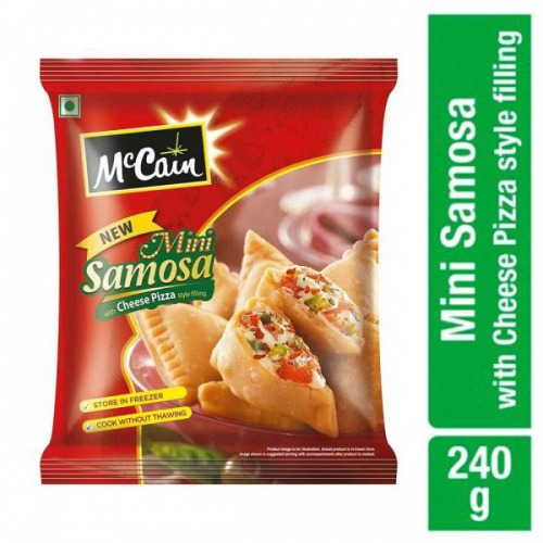 McCain Mini Samosa - Cheese Pizza, 240 gm