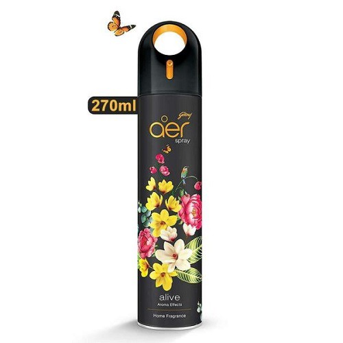 Godrej Aer Alive Aroma Effects Home Fragrance Spray 270 ml
