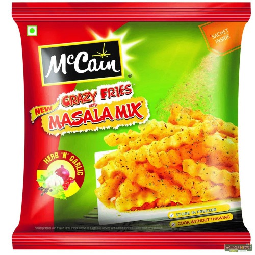 McCain Crazy Fries Masala Mix, Herb n Garlic, 400 g