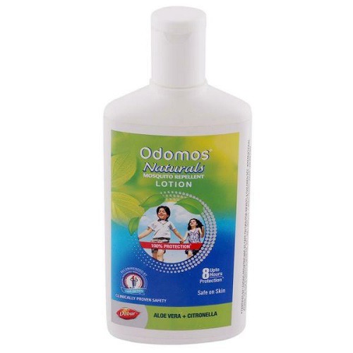 Odomos Naturals Mosquito Repellent Lotion with Aloe Vera + Citronella 120 ml