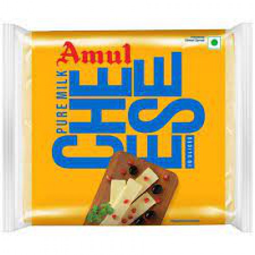 Amul Cheese Slices - Rich In Protein, Wholesome, No Added Sugar, 200 g (10 Slices)