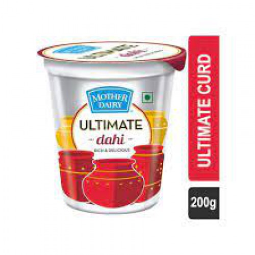 mother dairy Dahi, 200 g Cup