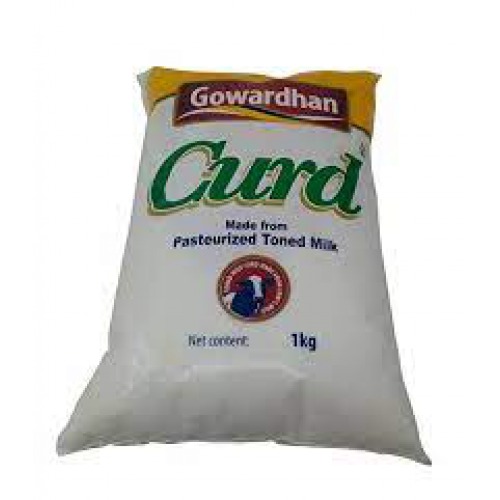 Gowardhan Gow Rich & Thick -TM Pouch Curd, 1 Kg Pouch