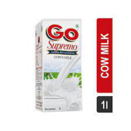 Go Supremo Cow's Milk, 1 L Carton