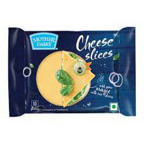 mother dairy Cheese - Slices, 200 g Pack