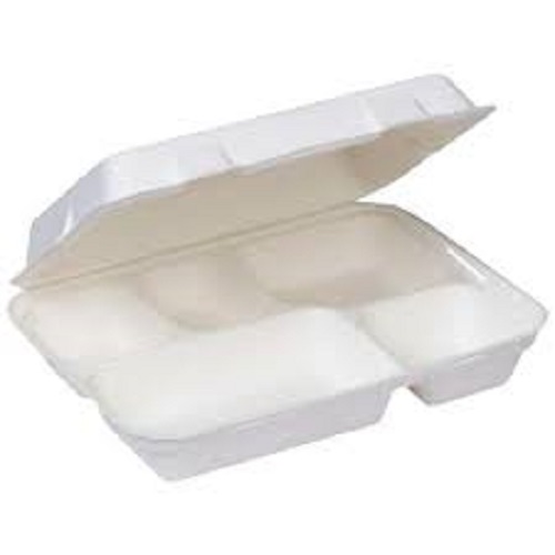 Ecoware Disposable Five Compartment Clamshell Box 50gm