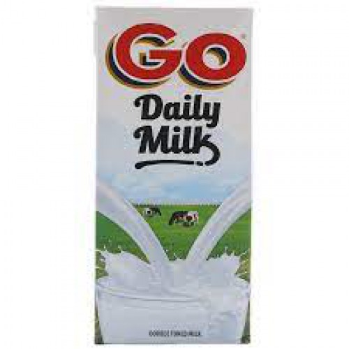 Go Milk - Double Toned, 1 L Tetra Pouch