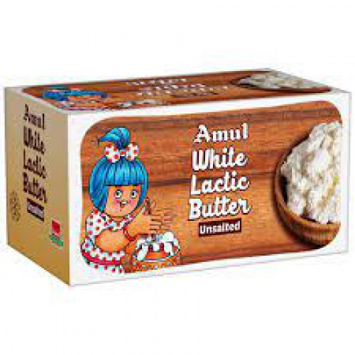 Amul White Butter - Unsalted, 500 g Carton