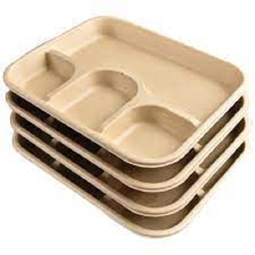 Chuk Disposable Meal Plate - 4 Compartment, 25 pcs 850gm
