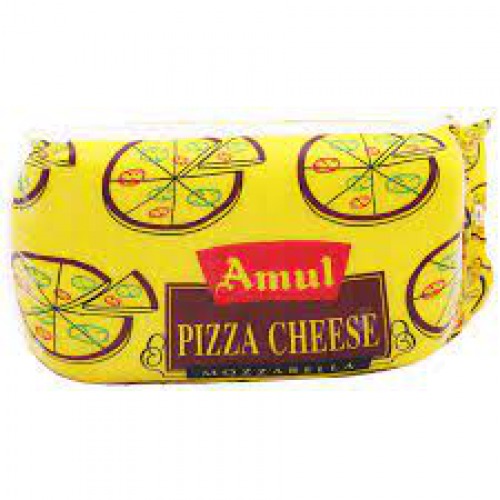 Amul Pizza Cheese - Mozzarella Block, 1 kg Pouch