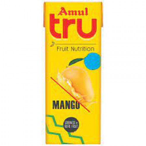 Amul Tru Mango, 180 ml Tetra Pak