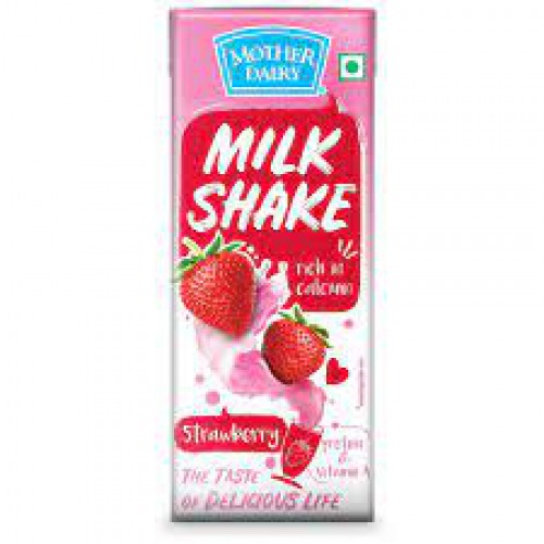 mother dairy Milk Shake - Strawberry, 200 ml Carton