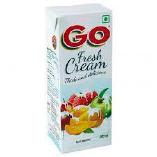 Go Cream - Fresh, 200 ml Carton