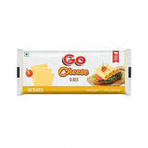 Go Cheese Slices Plain, 750 g Pouch