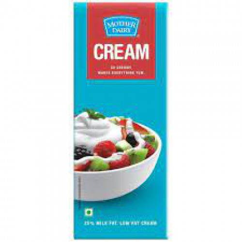 mother dairy Cream - UHT, 200 ml Carton