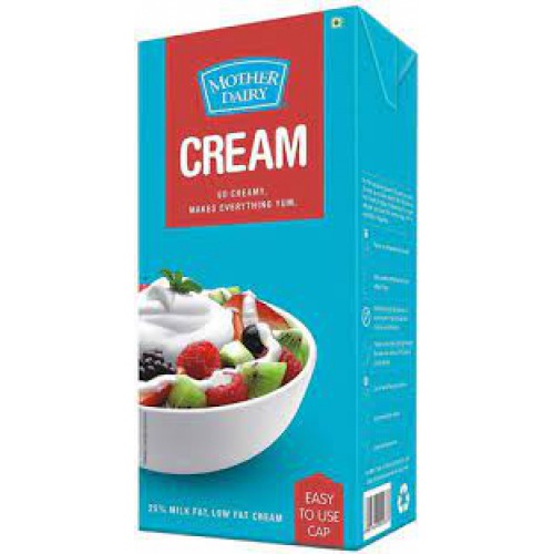 mother dairy Cream - UHT, 1 L Carton
