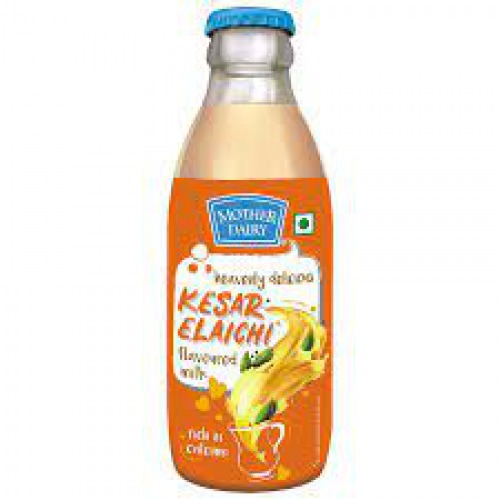mother dairy Kesar Elaichi Flavoured Milk, 180 ml