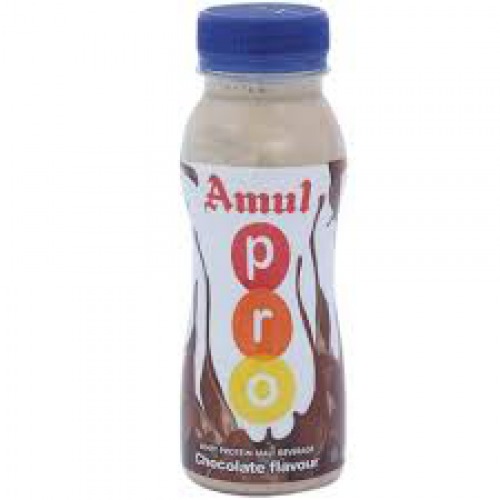 Amul Pro Whey Protein Malt - Chocolate, 200 ml Pet Bottle