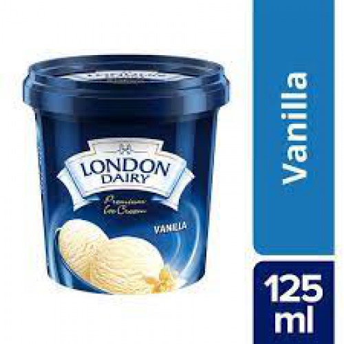 London Dairy Ice Cream - Vanilla Lite, 125 ml Cup