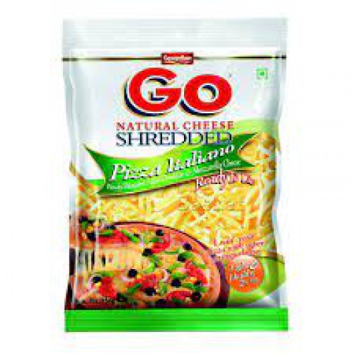 Gowardhan Natural Cheese - Shredded Pizza Italiano, 150 g Pouch
