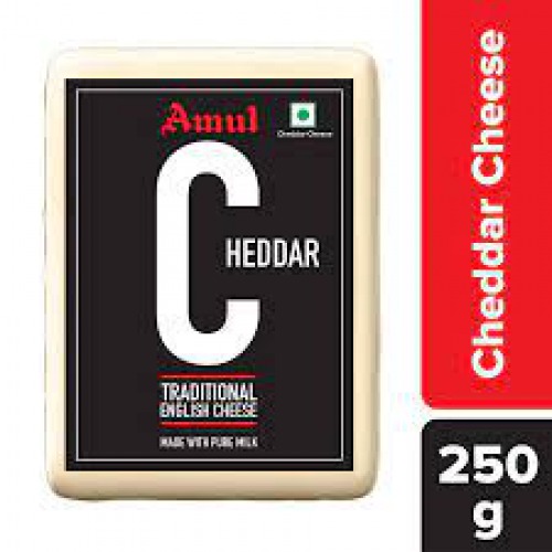 Amul Cheddar Cheese, 250 g Pouch