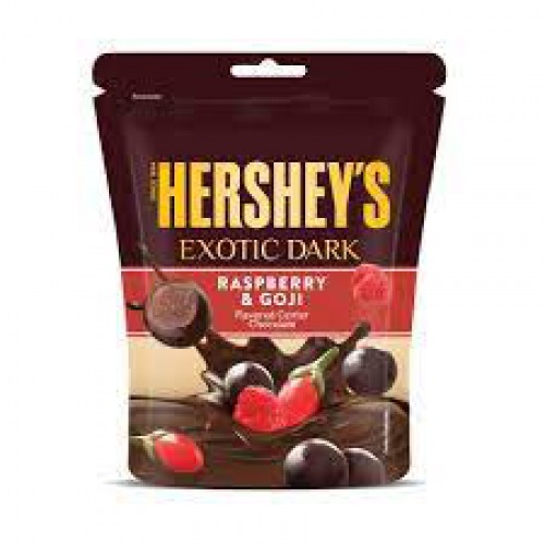 Hersheys Exotic Dark Chocolate Raspberry & Goji, 100 g