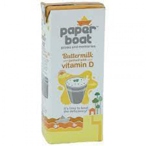 Paper Boat Butter Milk/Chaas - With Vitamin D, 200 ml