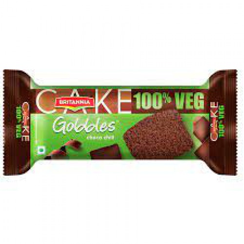 Britannia Gobbles - Bar Cake, Choco Chill, 100% Veg, 64 g