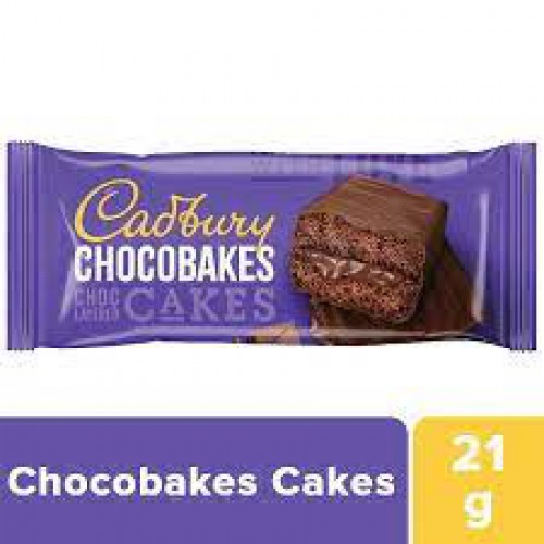 Cadbury Chocobakes Choc Layered Cakes, 21 g