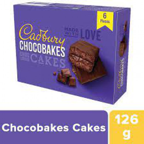 Cadbury Chocobakes Choc Layered Cakes - Family Pack, 126 g