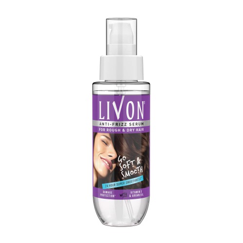 Livon Anti-Frizz Hair Serum (For Rough & Dry Hair) 50ml