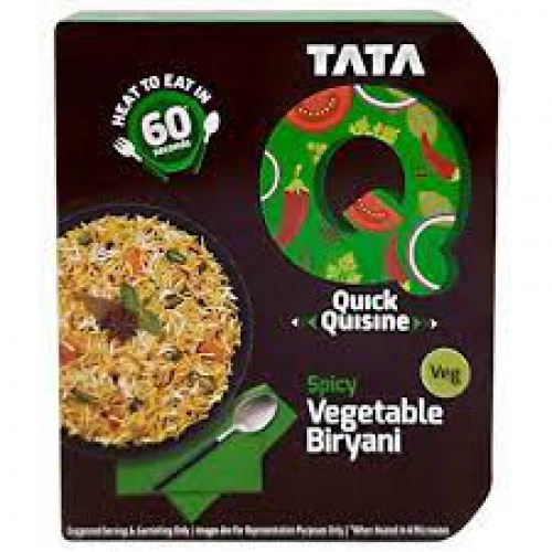 Tata Q Spicy Vegetable Biryani Ready to Eat  300gm
