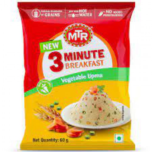 MTR 3 Minute Vegetable Upma Breakfast Mix  40gm