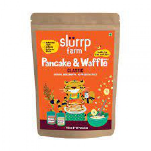 Slurrp Farm Millet Classic & Supergrains Waffle & Pancake Mix  120ml