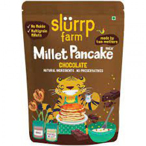 Slurrp Farm Millet Chocolate & Supergrains Pancake Mix  130gm
