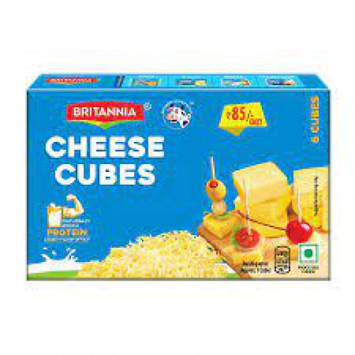Britannia Cheese Cubes - Creamy, Rich In Protein, Calcium, 120 g
