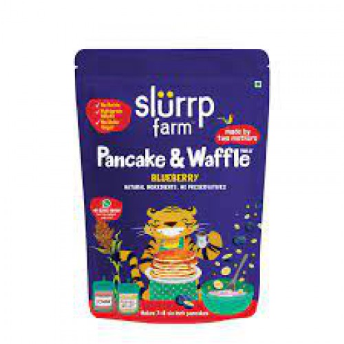 Slurrp Farm Millet Pancake Mix (Blueberry & Supergrains Waffle)  200gm