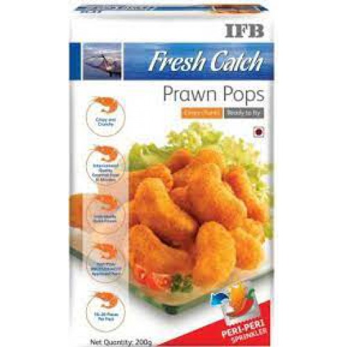 Ifb Fresh Catch Prawn Pops, 200 g Approx 18 - 20 pcs