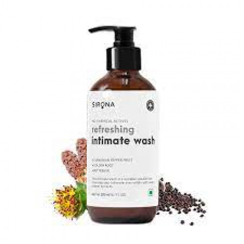 SIRONA Natural pH balanced Intimate Wash with 5 Magical Herbs & No Chemical Actives   200ml