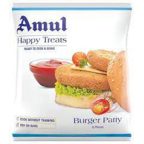 Amul Happy Treats Veg Burger Patty, 360 g