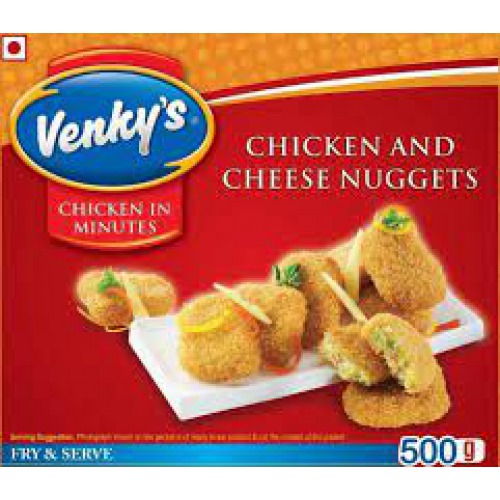 Venkys Chicken - Chese And Nuggets, 500 g