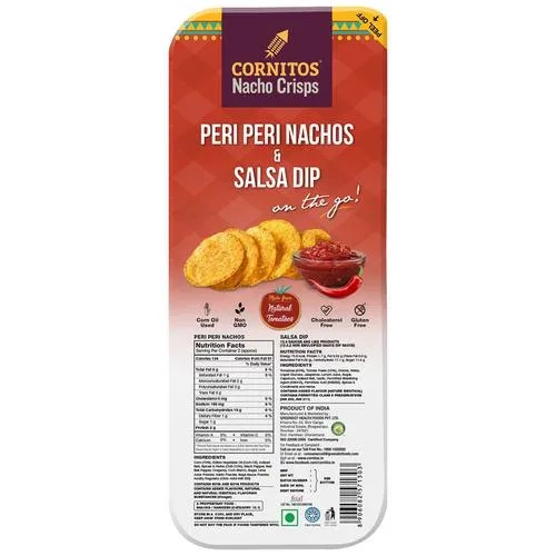Cornitos Crisps Peri Peri Nachos & Salsa Dip 400gm