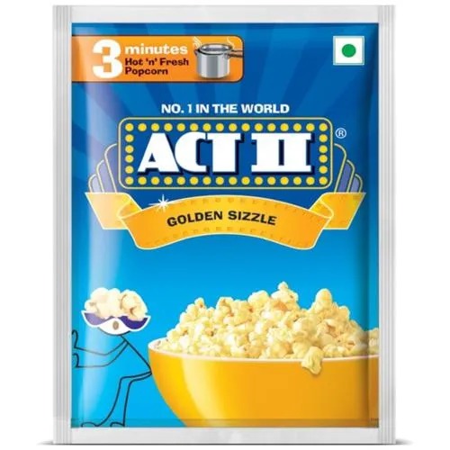 Golden Sizzle Instant Family Pack Popcorn 50gm