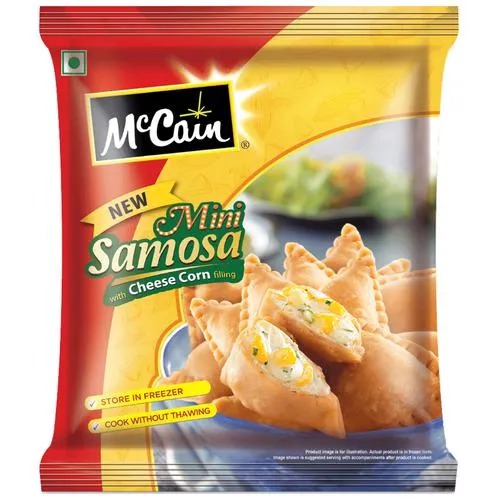 McCain Mini cheese corn Samosa - Cheese Pizza, 240 g