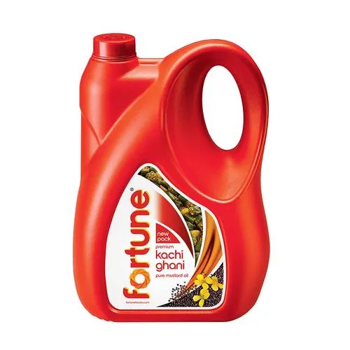 Fortune Fortune Premium Kachi Ghani Pure Mustard Oil, 5 L Jar